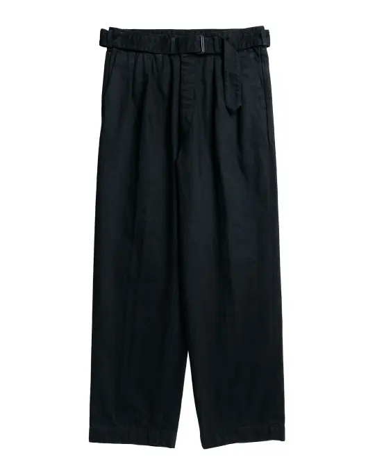 KAPTAIN SUNSHINE Dyed Denim Riviera Pants Black