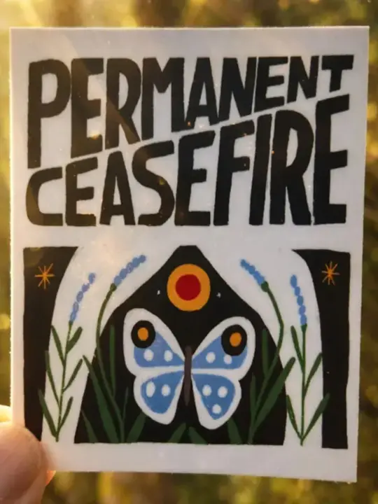 Permanent Ceasefire Sticker