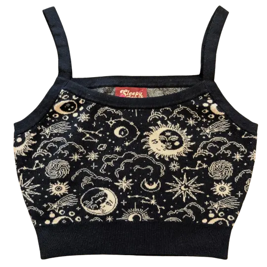 Celestial Crop Top