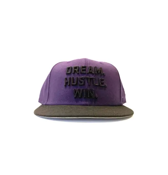 2520 X NEW ERA DREAM. HUSTLE. WIN. 9FIFTY SNAPBACK - PURPLE/BLACK
