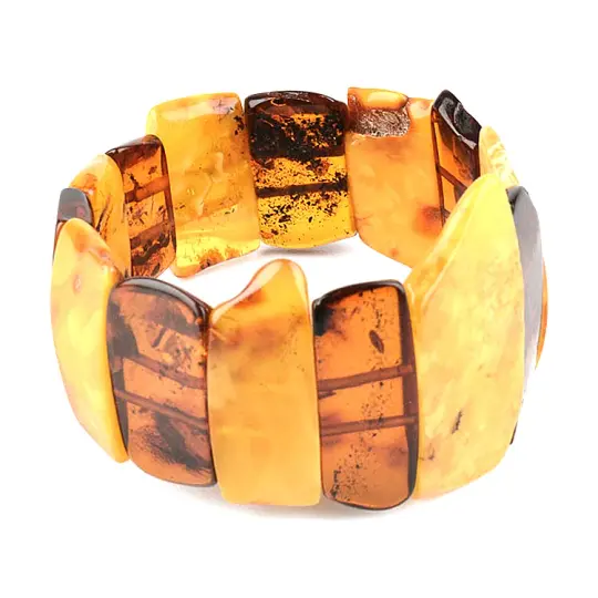 Regal Amber Stretch Bracelet