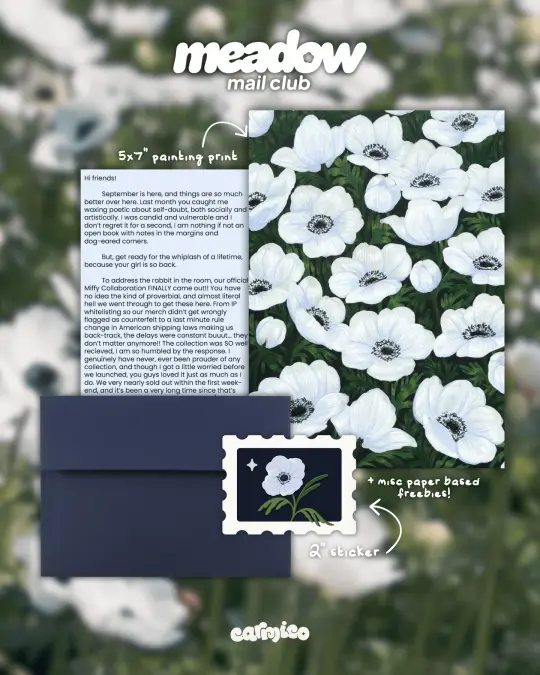 Meadow Mail Club ✿ August