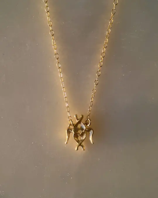Baby Seraphim // Necklace // Gold