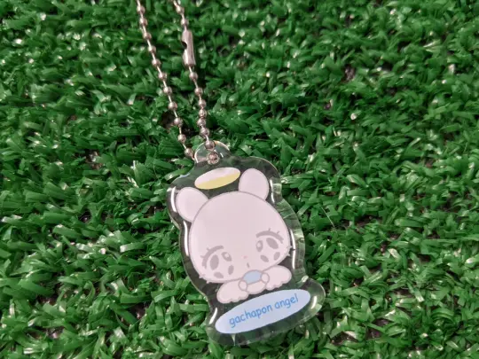 gachapon angel acrylic charm