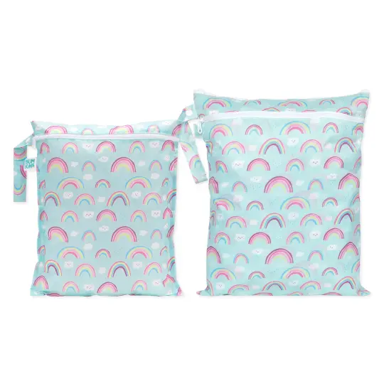 Wet Bag + Wet/Dry Bag Set: Rainbow