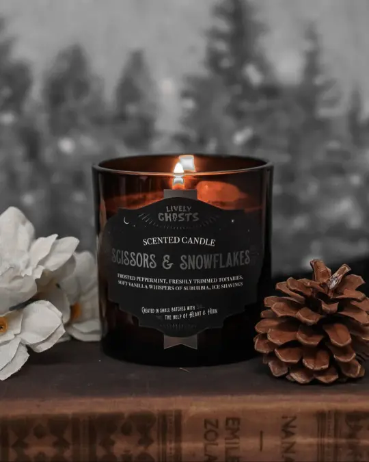 Scissors & Snowflakes | Candle