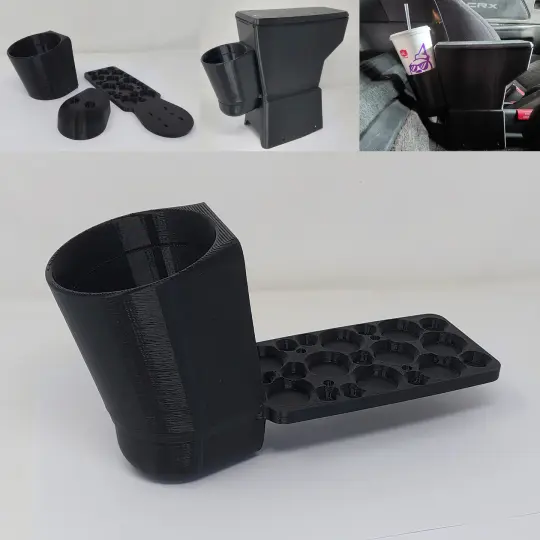 Cup Holder Accessory for Gregparts 1988-1991 CRX Arm Rest