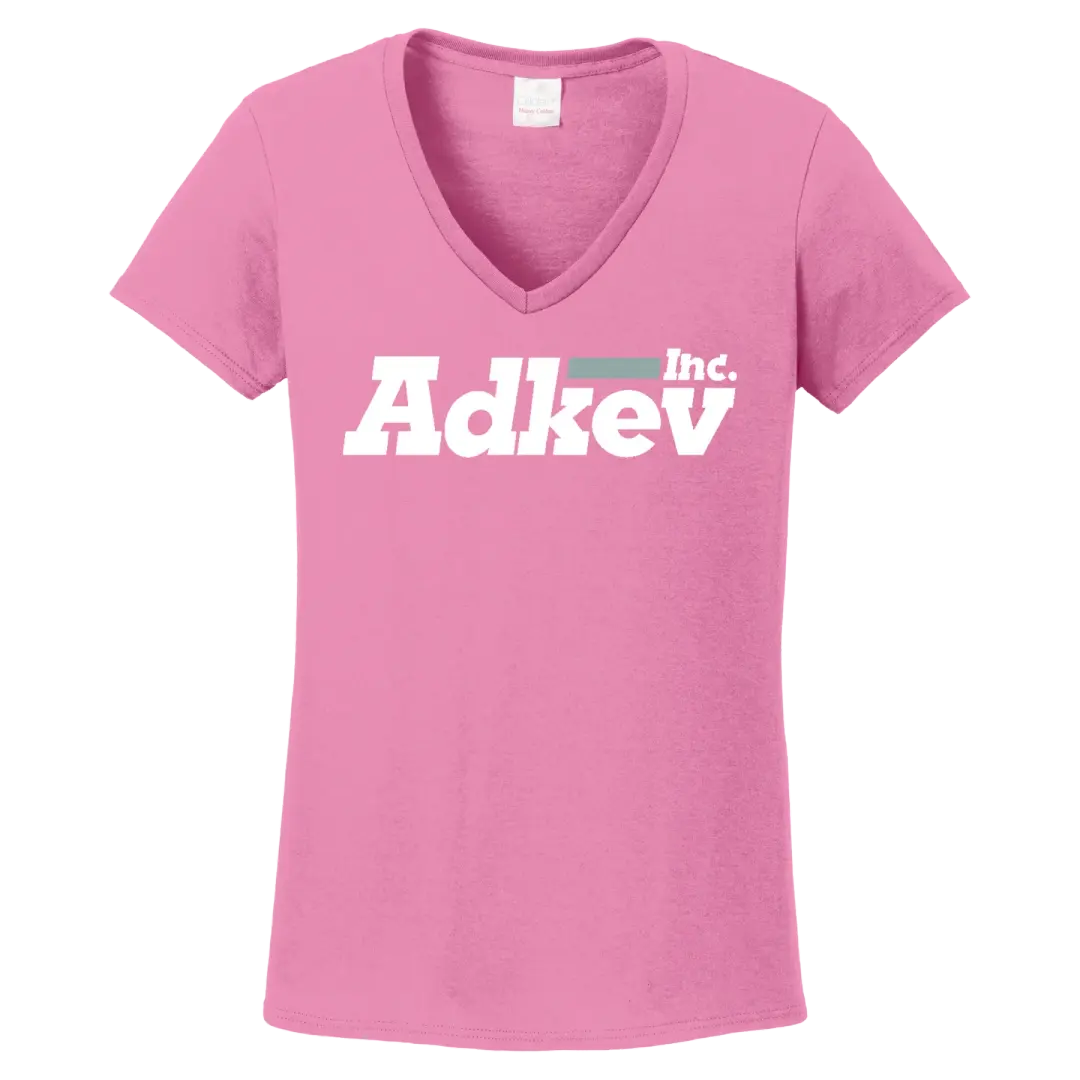 Adkev 5V00L Gildan Women's V-Neck T-Shirt
