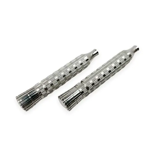 Removable Tip FLARE Tip Handle | 316L CNC Machined Stainless Steel | 2 Size Options!