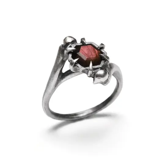 The Hexa-hemeron Cat. Purple Labradorite  Ring. *Limited*