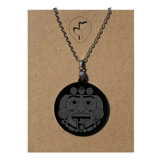tonatiuh / necklace / black