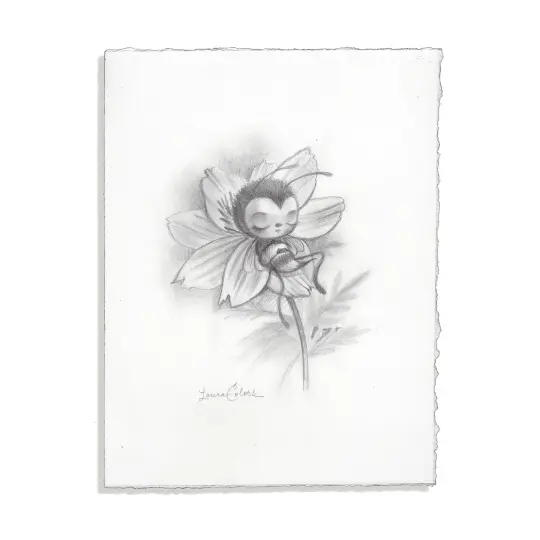 Sleepy Bee (Drawing)