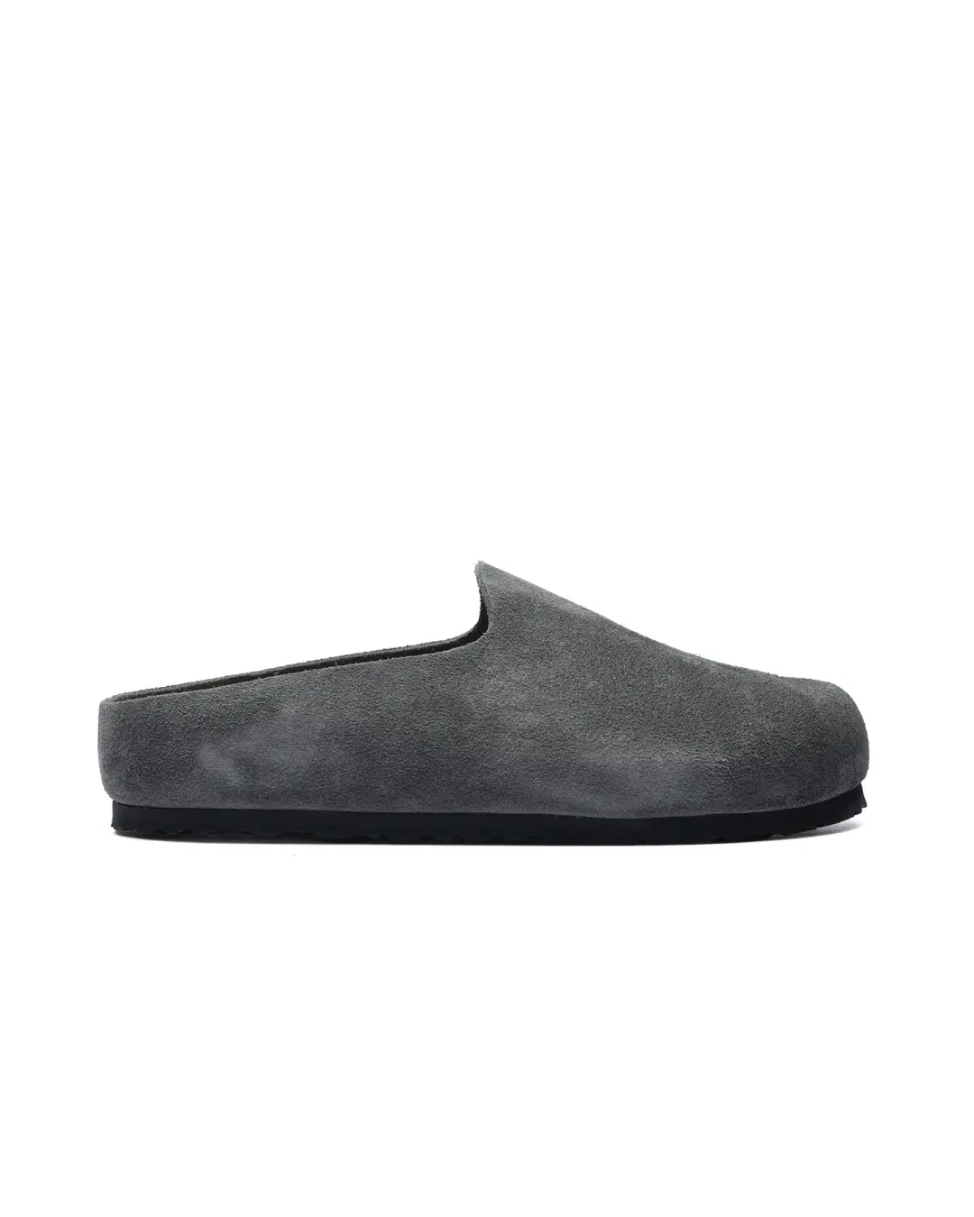 Birkenstock Amsterdam Wrapped Suede Charcoal