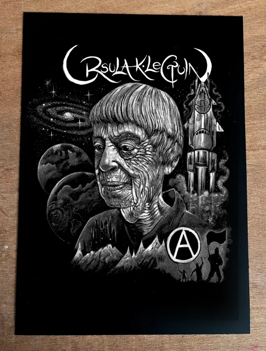 Ursula K. Le Guin screen print
