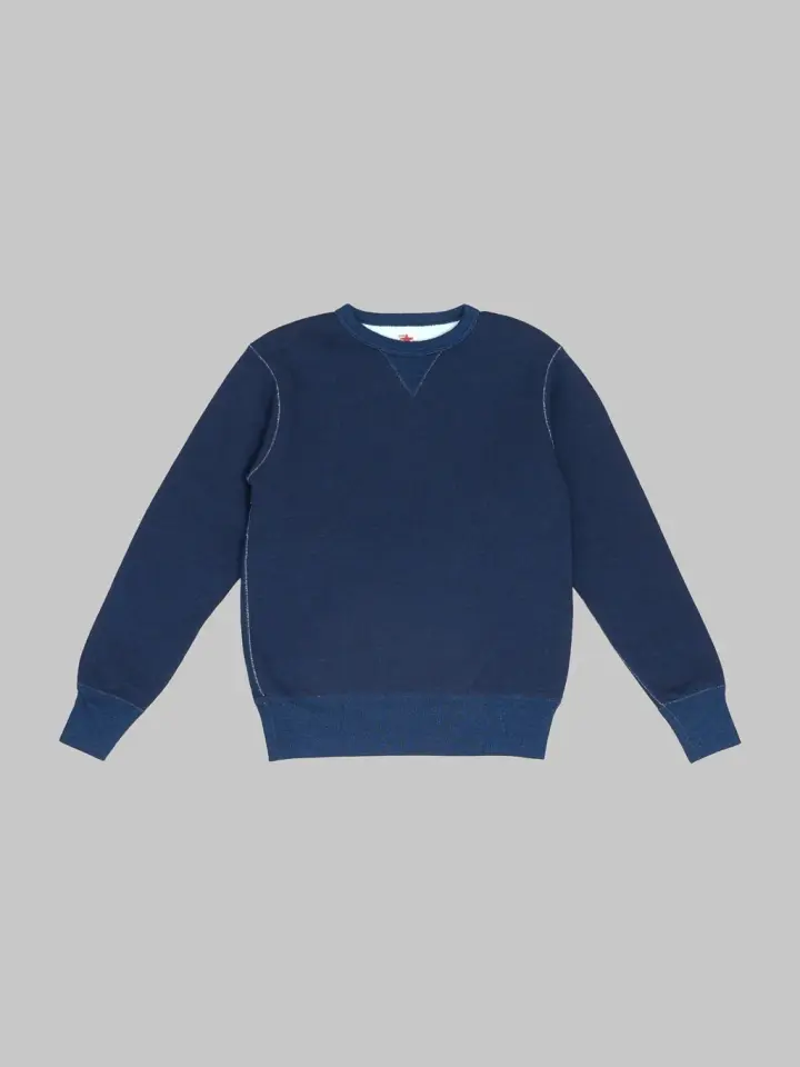 The Strike Gold Indigo Yarn Dyed Loopwheeled Sweatshirt