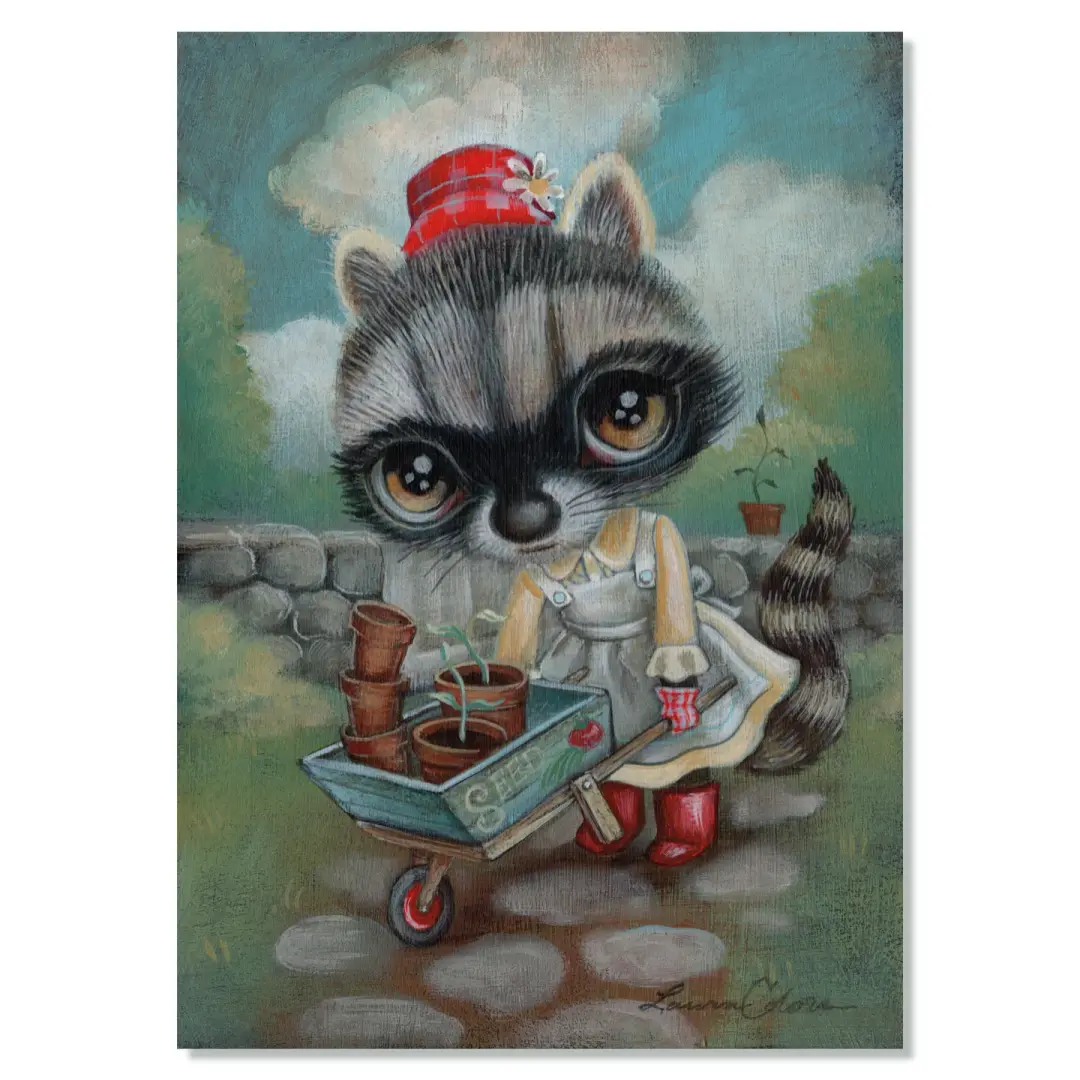 Garden Bandit (Mini Print)