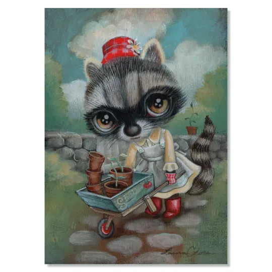 Garden Bandit (Mini Print)