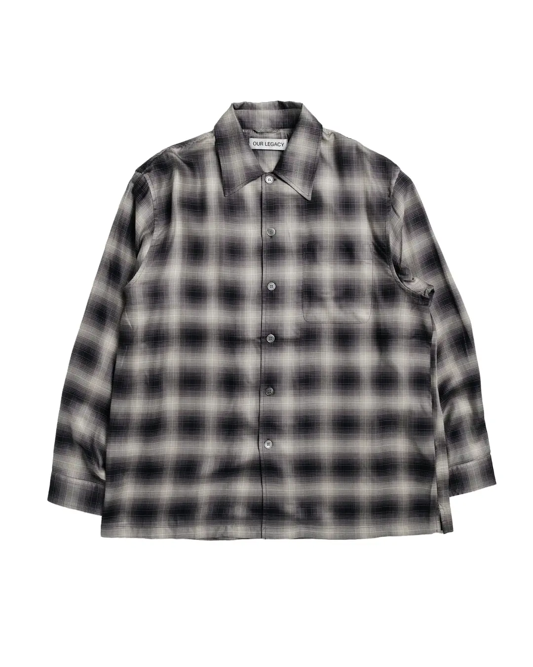 Our Legacy Every Shirt Taos Check Saloon Tencel