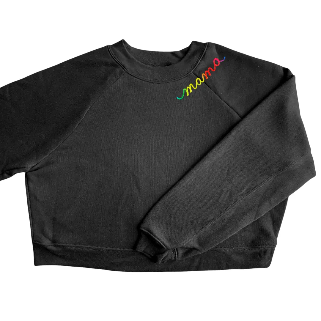 The Women's Cropped Chainstitch Sweatshirt