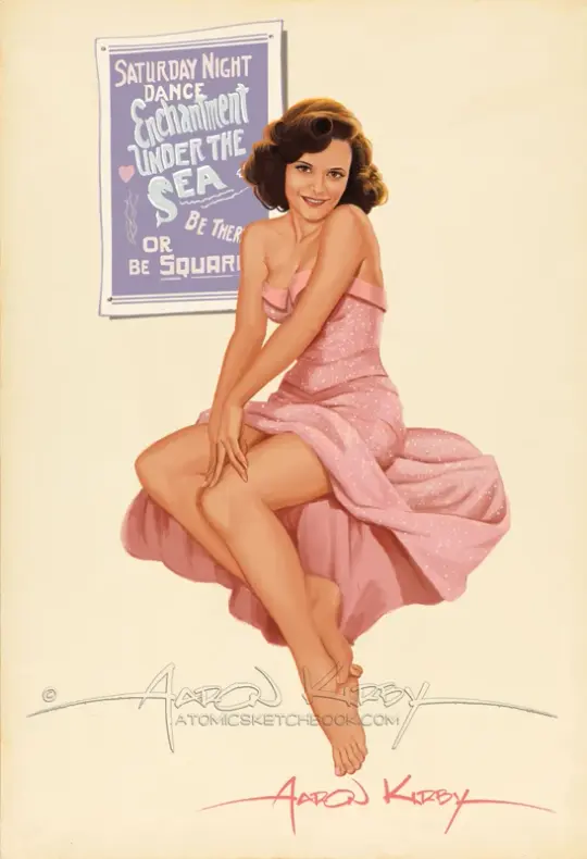 Lorraine McFly (Lea Thompson) pin up.