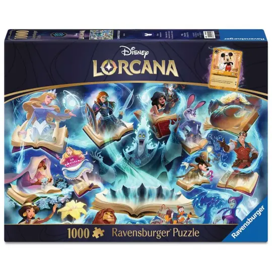Disney Lorcana Glimmers of the Realm Puzzle - Sapphire