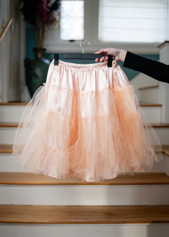 Meringue Petticoat Midi Skirt