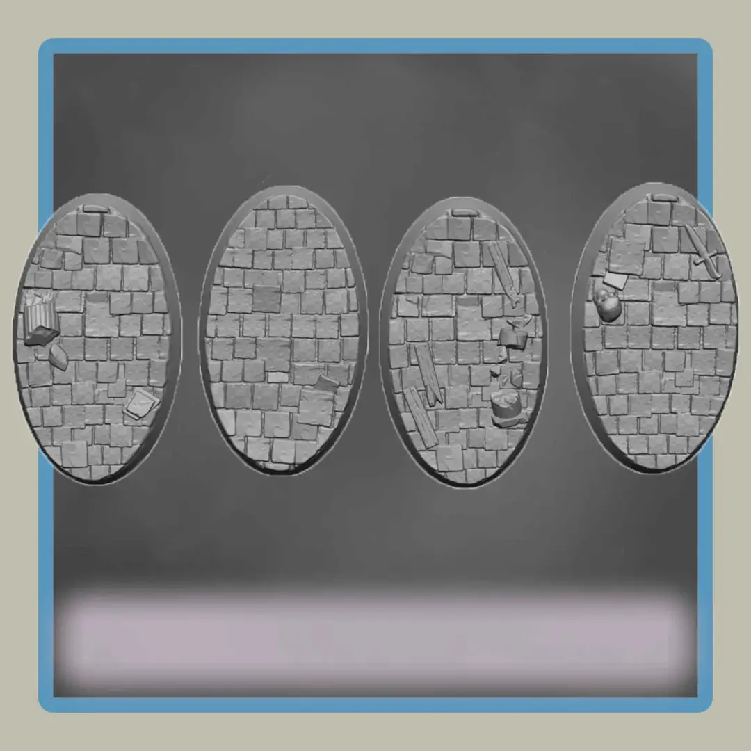 Cobblestone Cavalry Bases 4 Pack