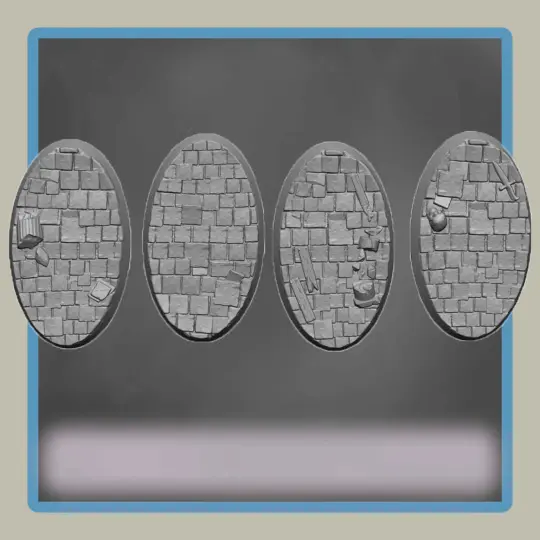 Cobblestone Cavalry Bases 4 Pack