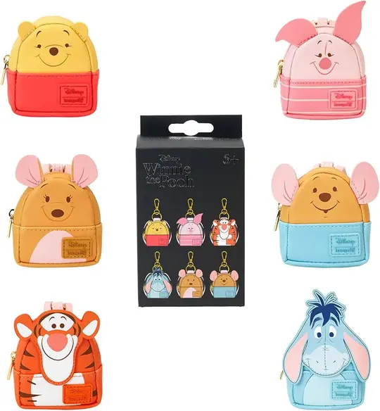 Loungefly Winnie the Pooh Blind Box Backpack Bag Charms