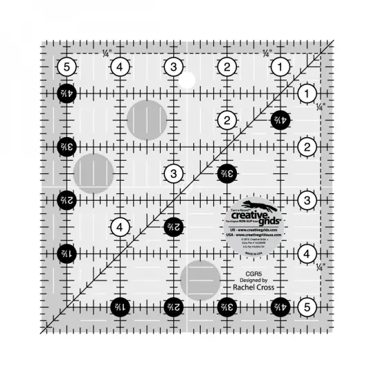 Creative Grids 5 1/2in Square Ruler