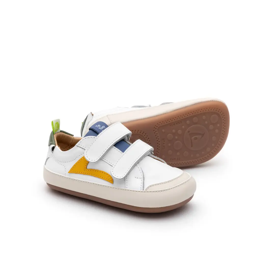 Hopper Sneakers - White / Caja / Salsa (Baby)