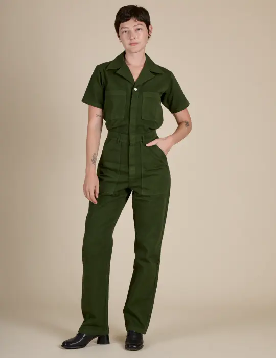 Long Jumpsuit - Evergreen