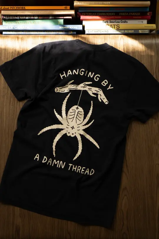 Hanging by a Thread T-Shirt | Black
