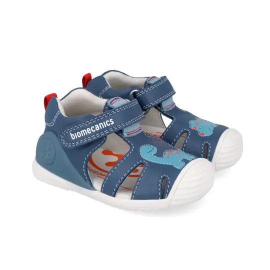 Biogateo Navy Dino Closed Toe Sandals