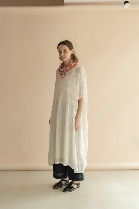 LUNA - NATURAL WHITE STRIPES