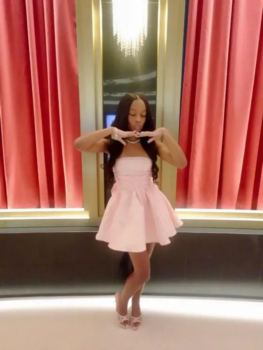 Minimalist Pink A-Line Strapless Satin Bodycon Mini Dress Homecoming Dress RS241