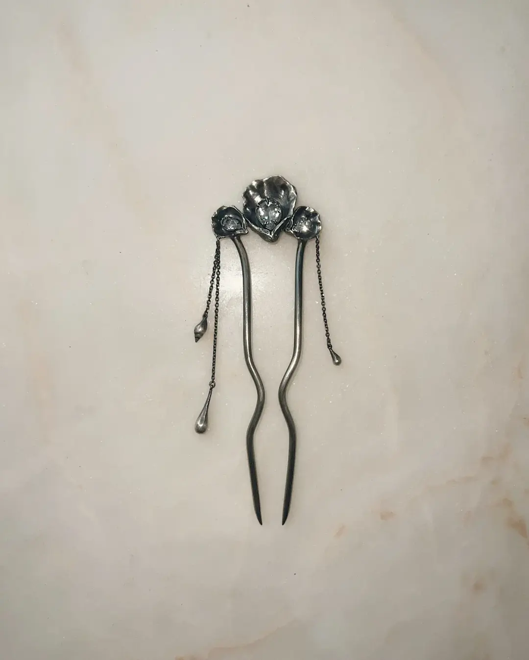Sea Nymph // Silver French Pin