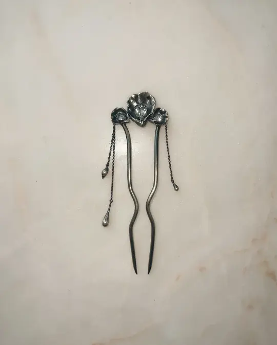 Sea Nymph // Silver French Pin