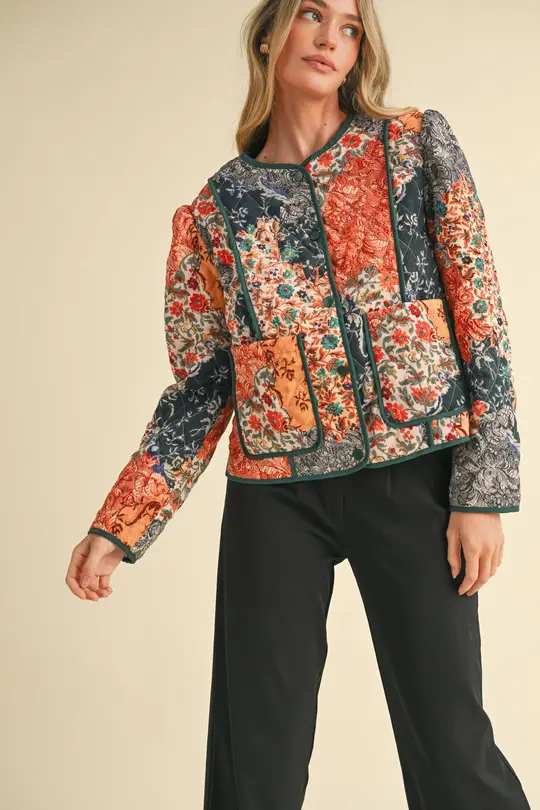 Quilted Patchwork Jacket