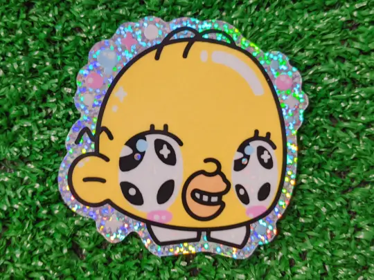 mr. spark le holographic waterproof vinyl sticker