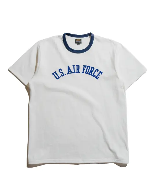 The Real McCoy's MC25008 Military Tee / U.S. Air Force Milk/Navy