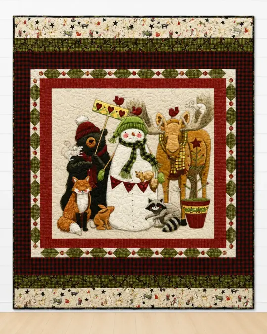 Northern Christmas Panel Quilt