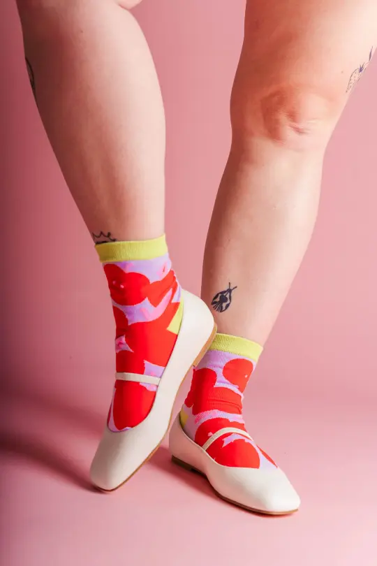 HAPPY APPLE JUMBLE SOCKS