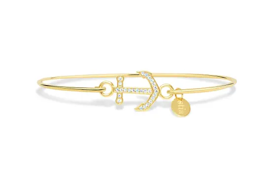 Pavé Icon Bracelet Anchor
