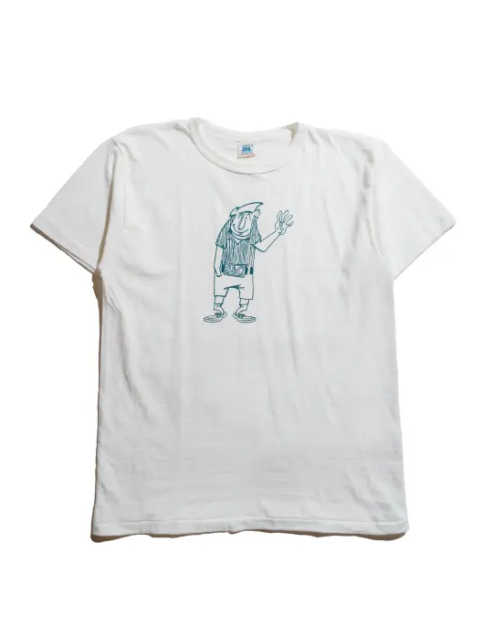 Warehouse Lot. JG-CS06 Hello T-Shirt Off White
