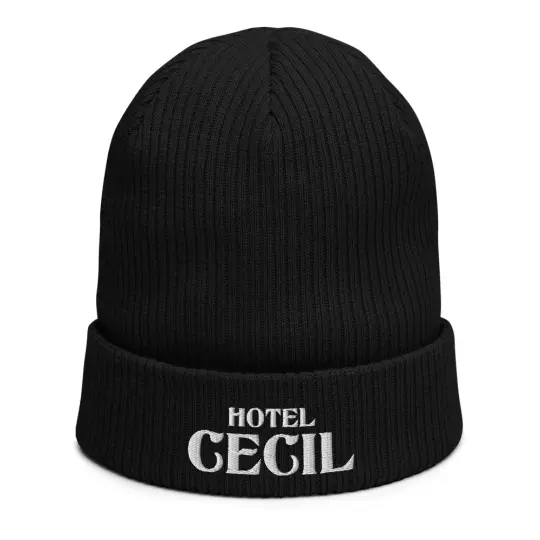Hotel Cecil Organic Cotton Ribbed Beanie