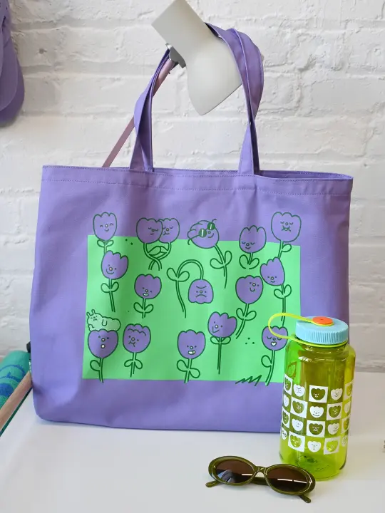 "Tulip Field" Big tote bag