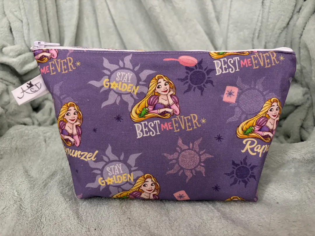 Long Hair Princess Zipper Pouch