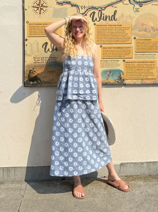 sample sale | tess skirt sunprint | XXS