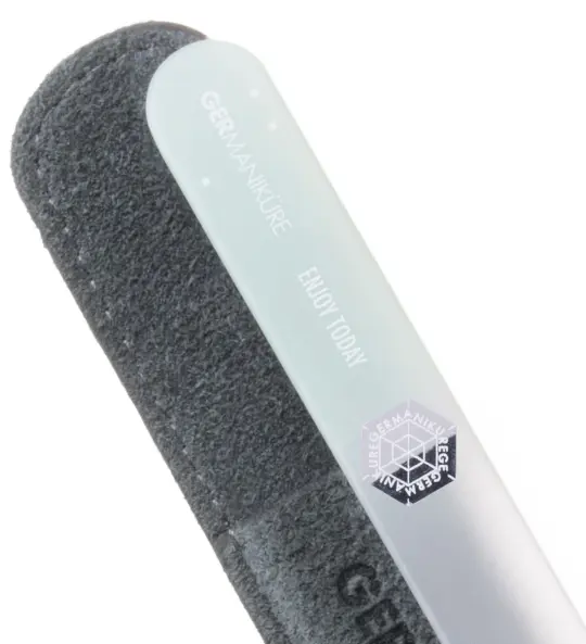 "Enjoy Today" Germanikure Mantra Nail File and Leather Sleeve